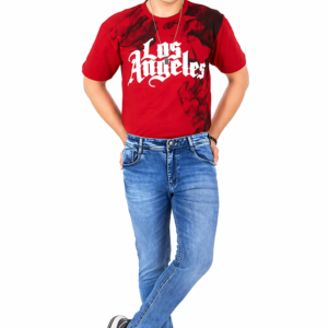 Men’s Light Wash Blue Slim Fit Stretchable Denim Jeans – Premium Casual Fashion | Design No. 3483