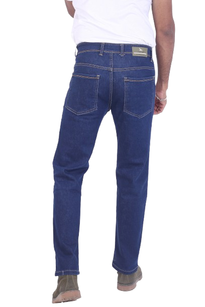 Men's Regular Fit Denim Blue Jeans | Design No. 4305 | Premium Cotton Stretch Denim