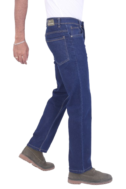 Men's Regular Fit Denim Blue Jeans | Design No. 4305 | Premium Cotton Stretch Denim